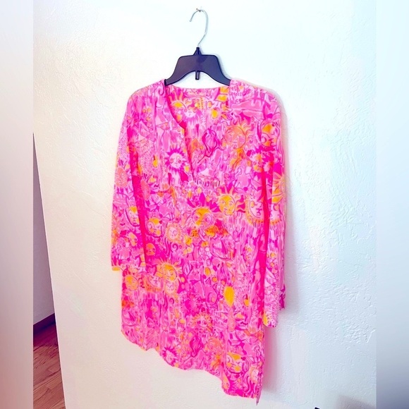 Lilly Pulitzer Pink Tunic Top - Picture 3 of 7